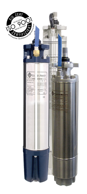 Υποβρύχιος κινητήρας 6" Franklin electric Γερμανίας 10HP τριφασικός